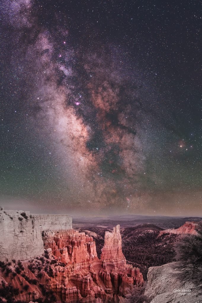 Bryce Canyon with the Milky Way