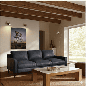 Living Room with picture of Joshua Tree