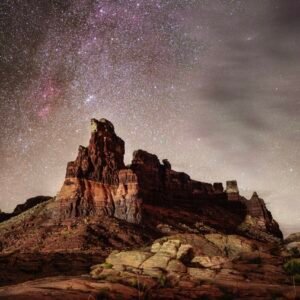 Hite Cliff with the Milky Way