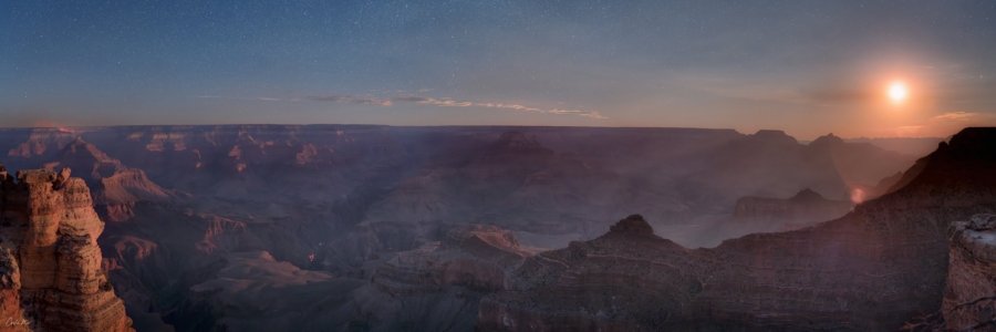 Grand Canyon Moonfire