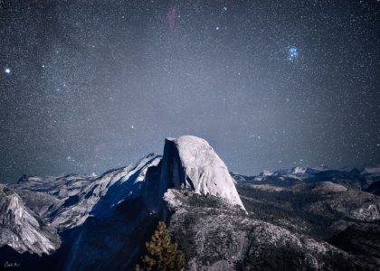Moonlit Half Dome